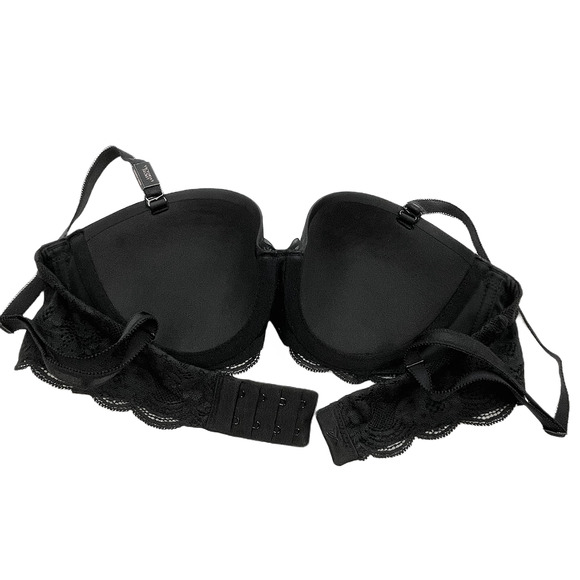 Victoria's Secret Dream Angels Multiway Demi Bra 32B Black Strapless Underwire - Picture 6 of 8